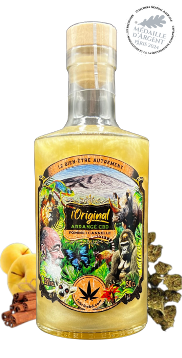 Rhum Pomme Cannelle CBD