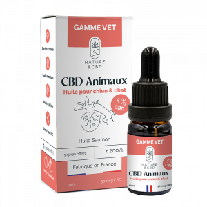 Huile CBD Animaux – Chats & Chiens 5%