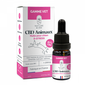 Huile CBD D‑STRESS – Gamme Animaux