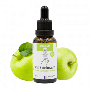 Huile CBD Chevaux 30 % – Saveur Pomme