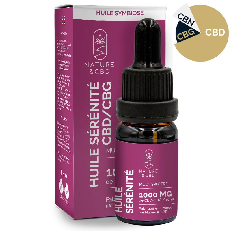 Huile CBD Sérénité – Gamme Symbiose