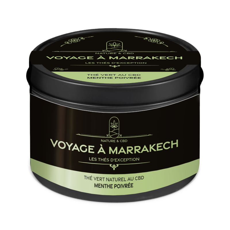 Thé Vert CBD Voyage à Marrakech