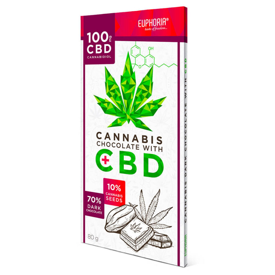Chocolat Noir au CBD – 100 mg